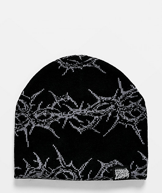 Lurking Class by Sketchy Tank Thorns Black Skully Beanie