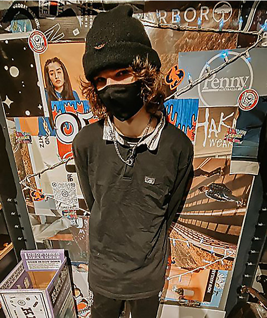 Lurking Class by Sketchy Tank Thorns polo de manga larga negra