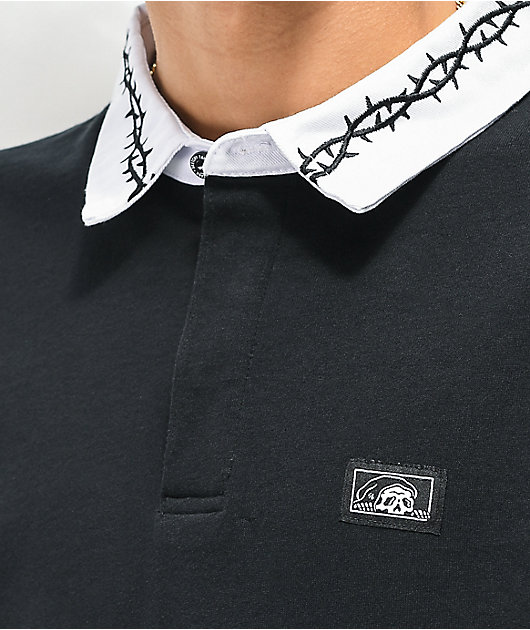Lurking Class by Sketchy Tank Thorns polo de manga larga negra
