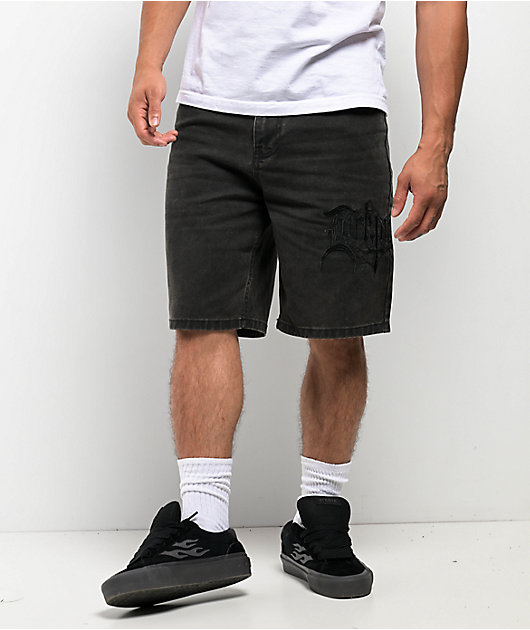 Lurking Class by Sketchy Tank Tomb Black Denim Shorts