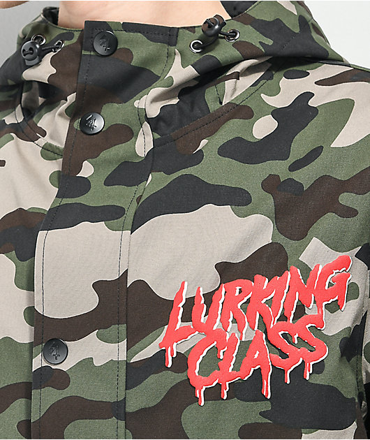 Lurking Class by Sketchy Tank Tri Camo Hooded Jacket