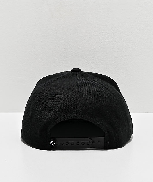 Lurking Class by Sketchy Tank Triangle Black Snapback Hat