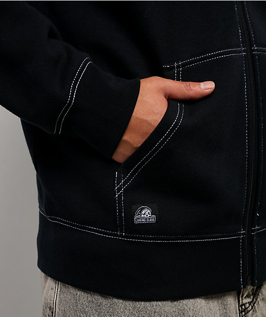 Lurking Class by Sketchy Tank Unchained Black Zip Hoodie | Zumiez