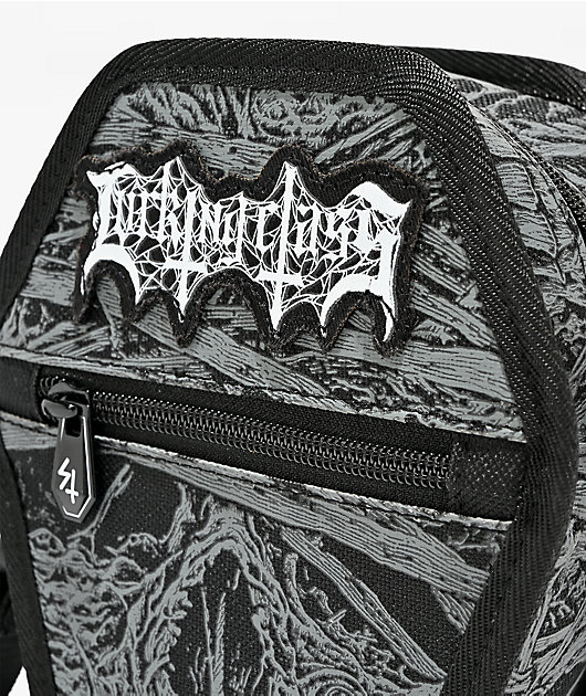 Lurking Class by Sketchy Tank Undead Coffin Black Crossbody Bag