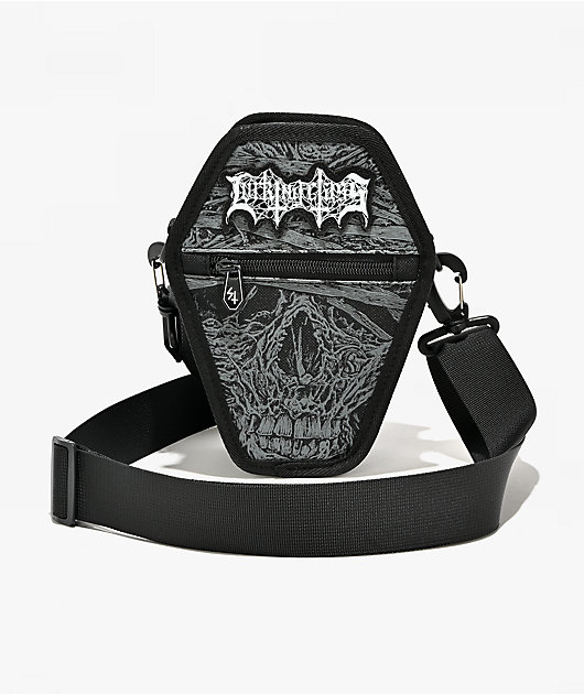 Lurking Class by Sketchy Tank Undead Coffin Black Crossbody Bag