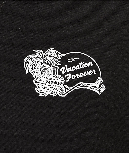Lurking Class by Sketchy Tank Vacation Forever Black T-Shirt