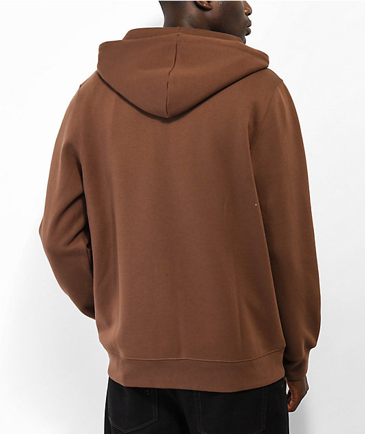 Lurking Class Stay in Your Lane Zip-Up Hoodie - Brown M / Brown