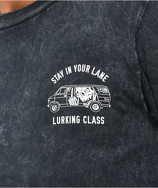 Lurking Class by Sketchy Tank Vannin Black Acid Wash T-Shirt