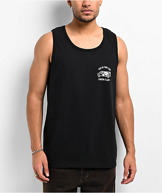 Lurking Class by Sketchy Tank Vannin Black Tank Top