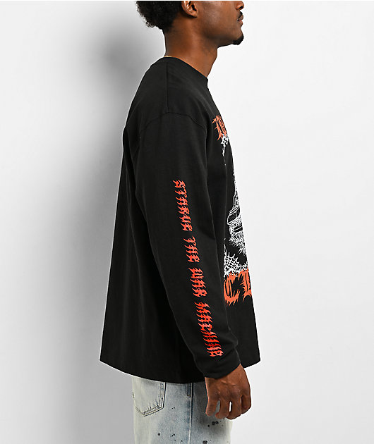Lurking Class by Sketchy Tank War Machine Black Long Sleeve T-Shirt