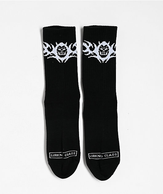 Lurking Class by Sketchy Tank Warrior Black Crew Socks