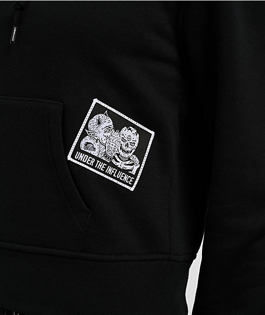 Lurking Class by Sketchy Tank Web Skull Black Hoodie | Zumiez