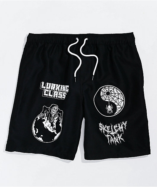 Lurking Class by Sketchy Tank World Wide Black Board Shorts