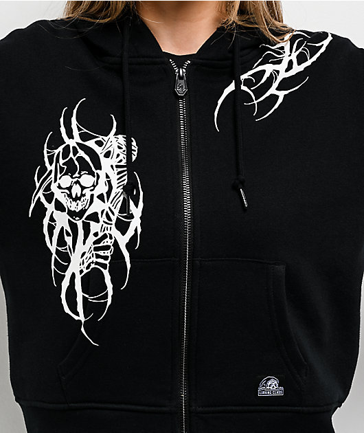 Lurking Class by Sketchy Tank x Kyle Grand Sin Black Crop Zip