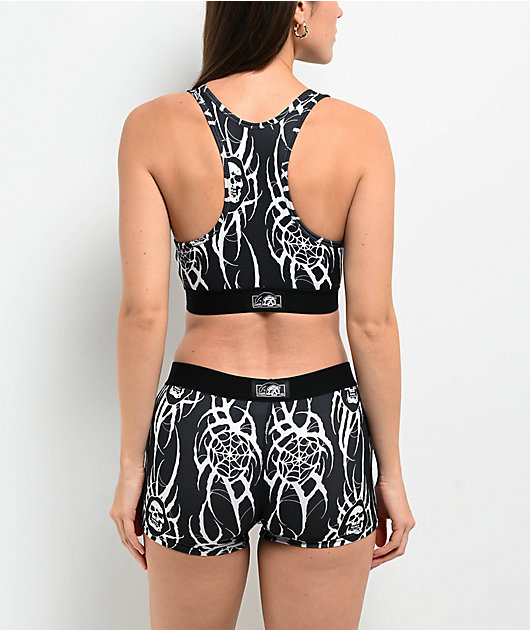 Lurking Class by Sketchy Tank x Kyle Grand Sin Black Sports Bra