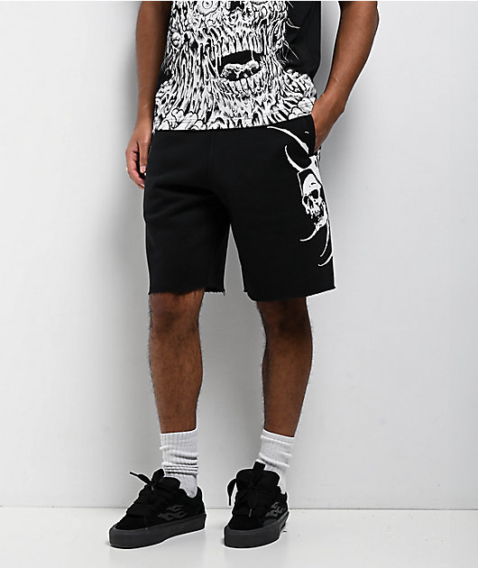 ★GAKKAI UNIONS★ Rising Bermuda Sweatshorts Lurking Class by Sketchy Tank x Kyle Grand Sins Black Sweat