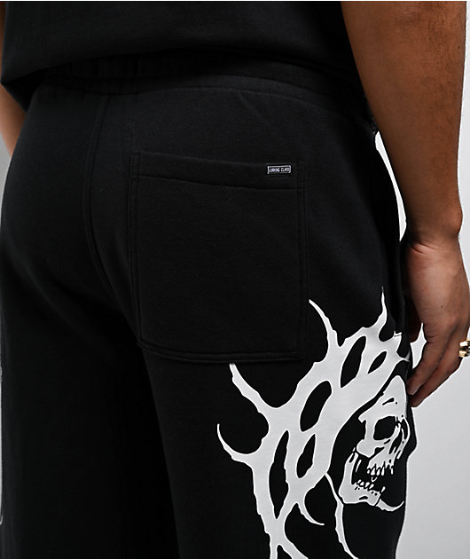 Lurking Class by Sketchy Tank x Kyle Grand Sins Black Sweat Shorts