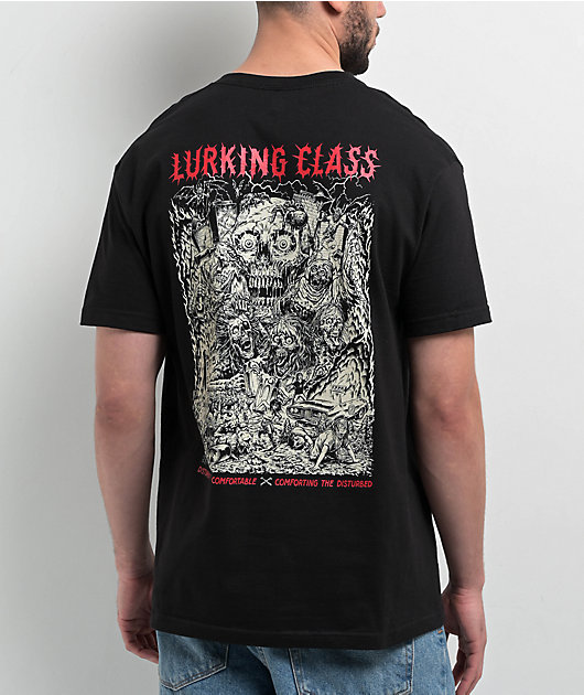 Lurking Class by Sketchy Tank x Matt Stikker Infestation Black T