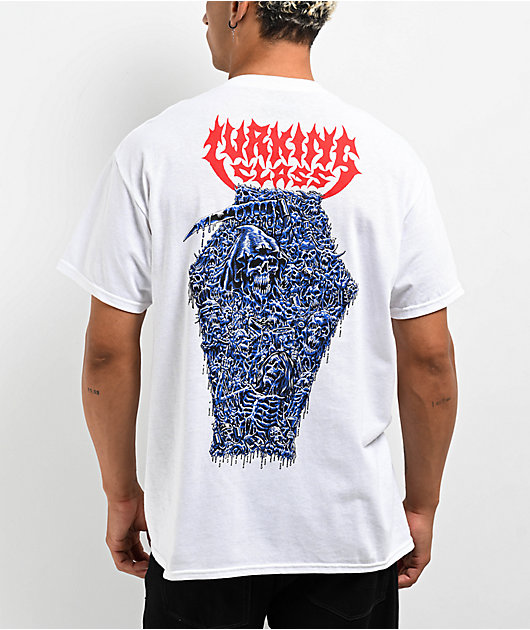 Lurking Class by Sketchy Tank x Matt Stikker Madness White T-Shirt