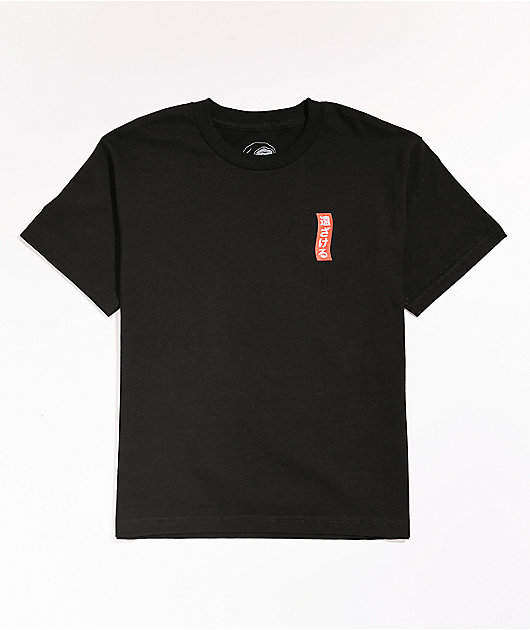 Lurking Class by Sketchy Tank x Mr. Tucks Kids' Bonsai Black T-Shirt