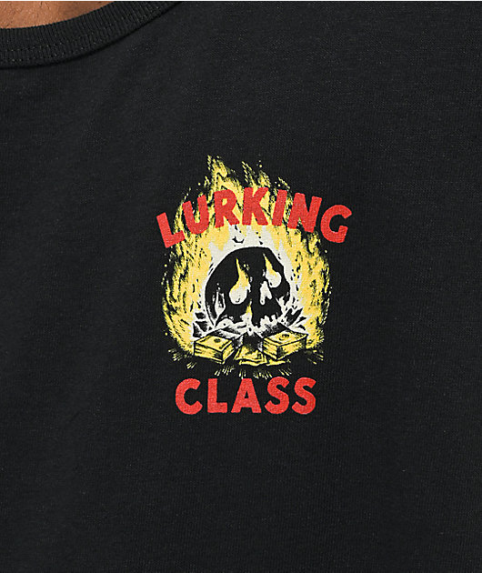 Lurking Class by Sketchy Tank x Stikker Trust Black Tank Top
