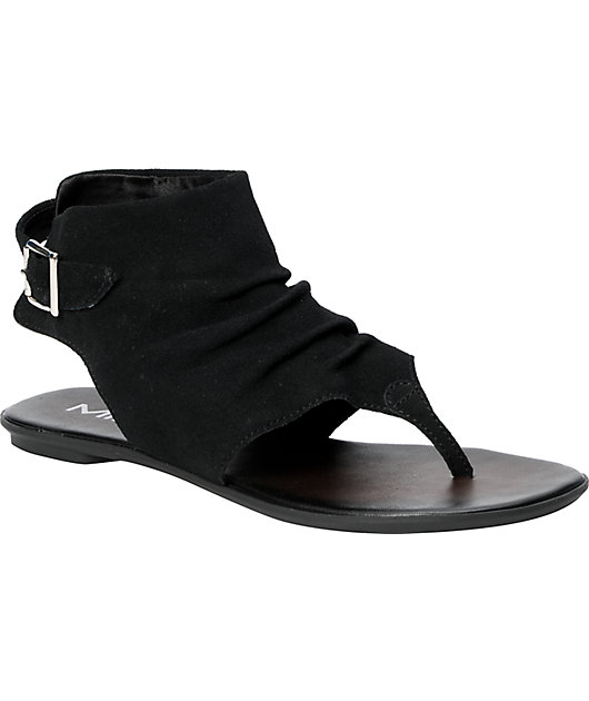 mia black sandals