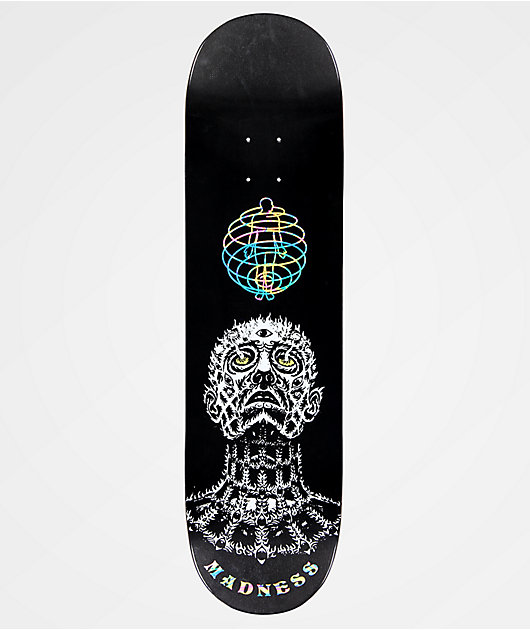 Planche à Roulettes Madness Alex Delusion Slick Super Sap - Largeur 8,38" Noire