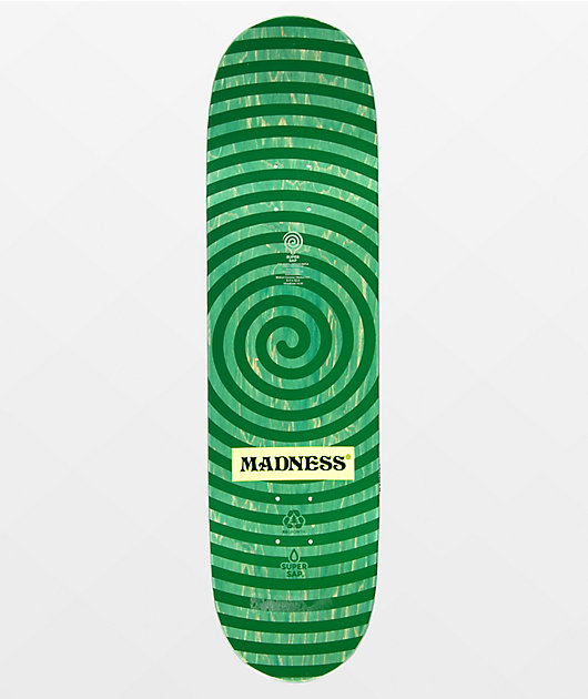 Madness Side Eye Swirls Super Sap 8.5" Skateboard Deck