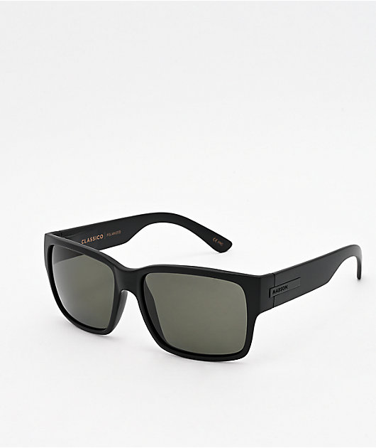 Madson Classico gafas de sol polarizadas en negro y gris