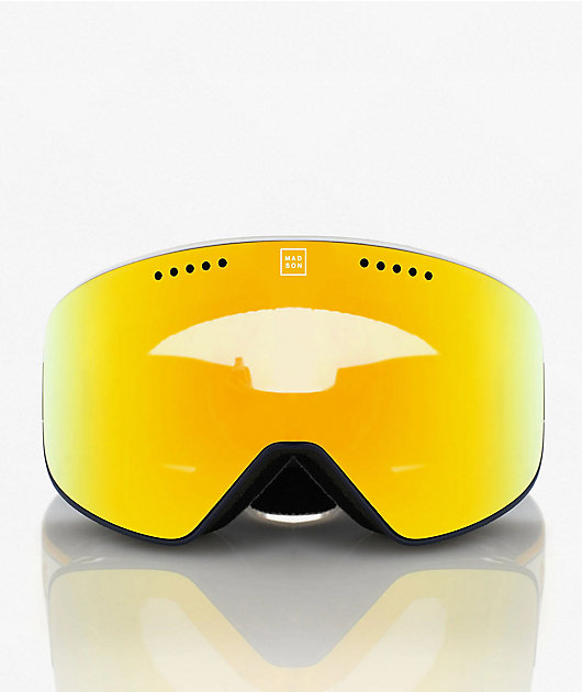 Madson Cylindro Cerveza White Snowboard Goggles
