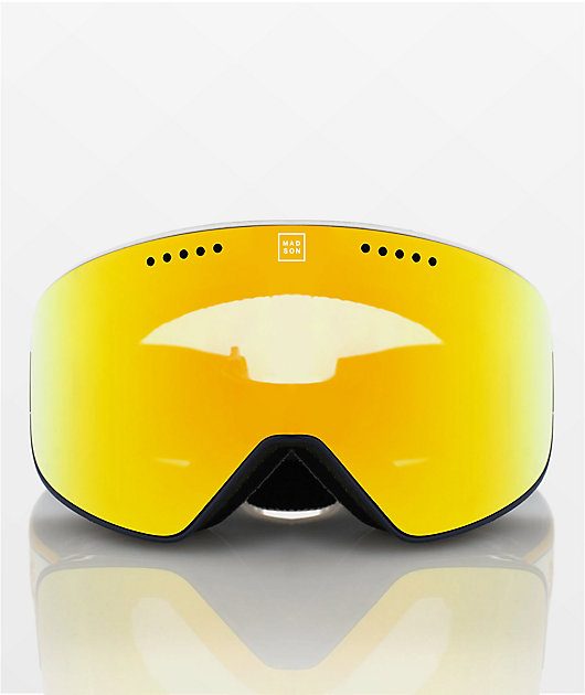 Madson Cylindro Cerveza White Snowboard Goggles
