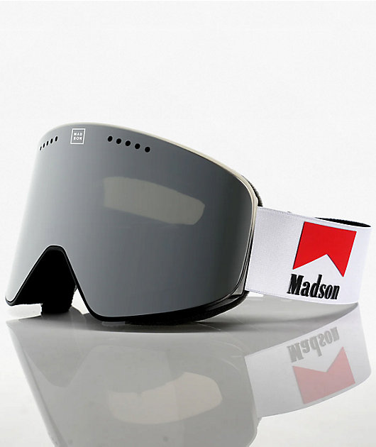 Madson Cylindro Drag Silver Mirror Snowboard Goggles