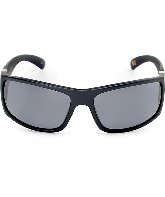 Madson Magnate Black Matte & Grey Polarized Sunglasses