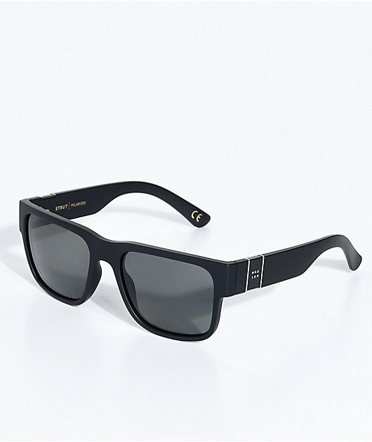 Madson Strut Matte Black & Grey Polarized Sunglasses