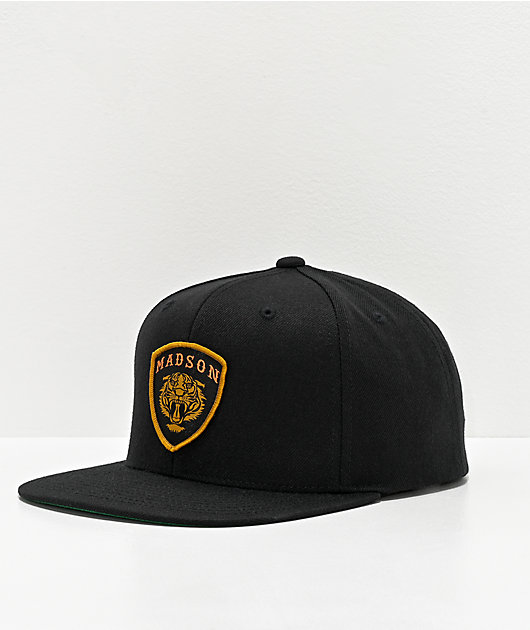 Tiger Head Unisex Hip-hop Hats Snapback Hat Solid Flat Cap 