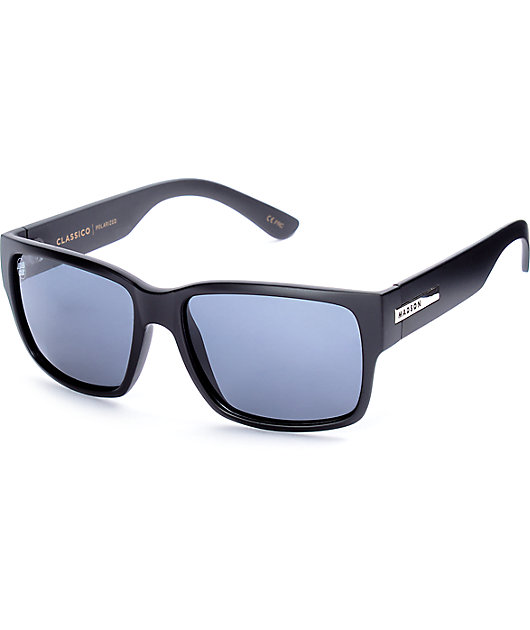 Madson X Santa Cruz Classico Black Polarized Sunglasses