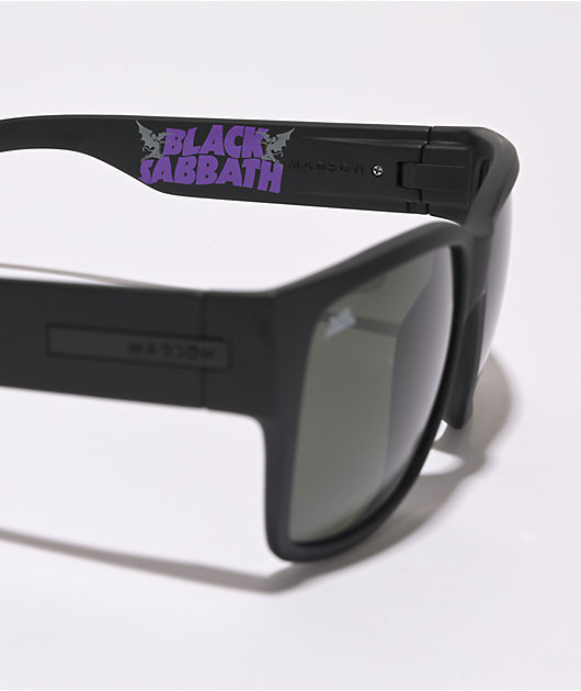 Madson x Black Sabbath Classico Black Polarized Sunglasses