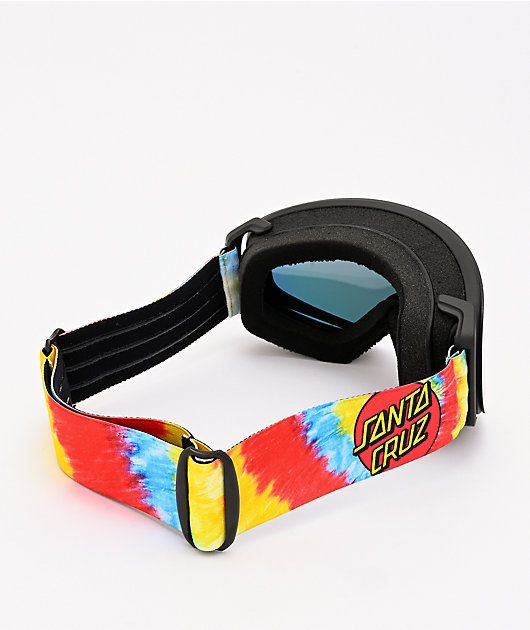 Madson x Santa Cruz Cylindro Screaming Hand Tie Dye Snowboard Goggles