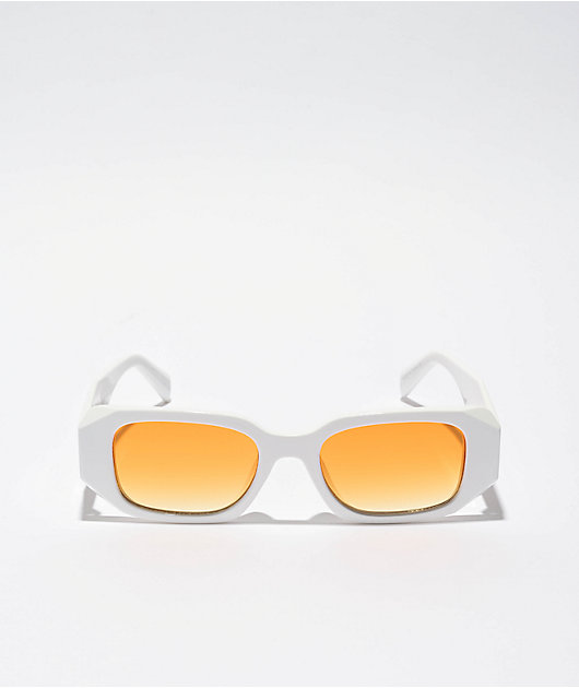 Major White Rectangle Sunglasses