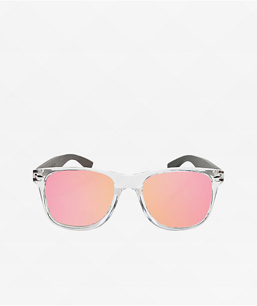 Maple Eyewear Dunes Clear & Pink Sunglasses