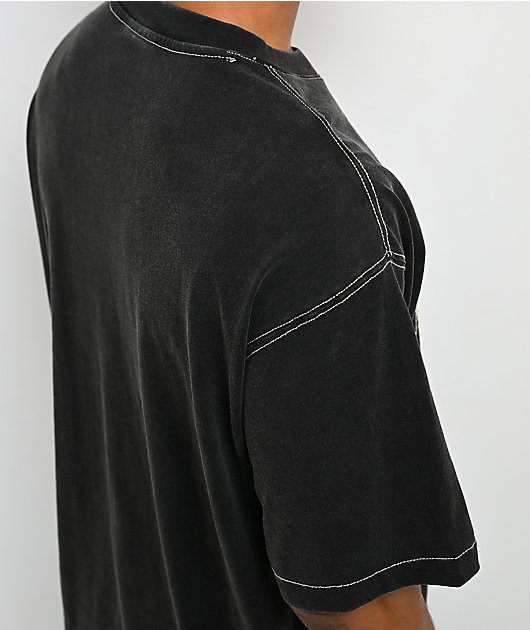 Market Studios Big Stitch Black T-Shirt