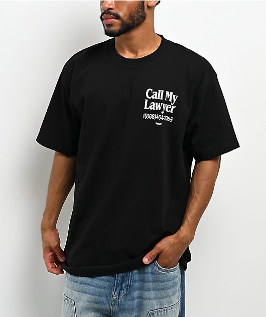 Market Studios Flip The Bird Black T-Shirt