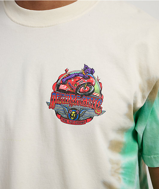 Market Studios x Grateful Dead Beige & Green Tie Dye T-Shirt