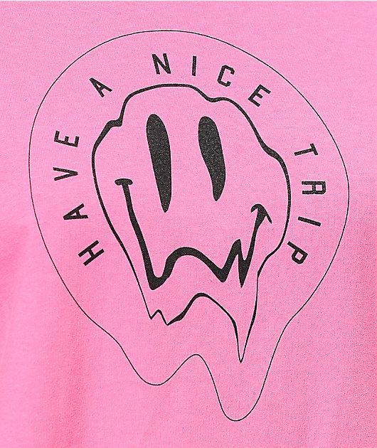 Married To The Mob Nice Trip Pink T-Shirt