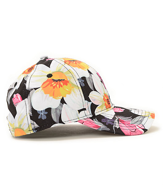 Married To The Mob Tropical Fantasy Floral Baseball Snapback Hat