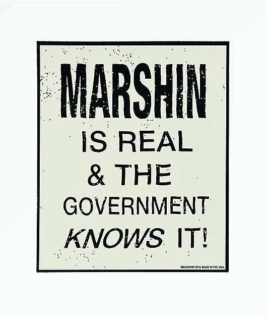 Marshin Is Real Sticker