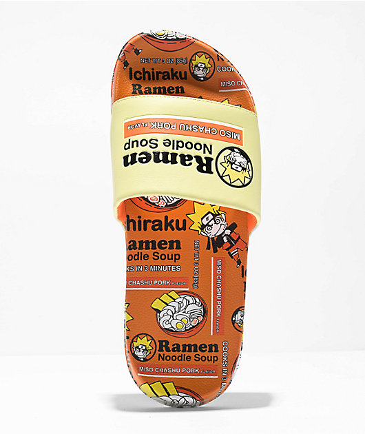 suuuuchan★ Maruchan x Naruto Shippuden LIC Yellow & Orange Slide Sport