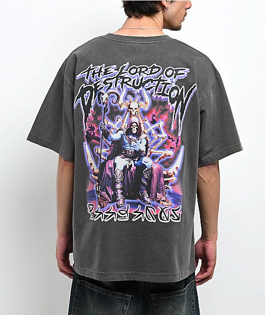 Masters of the Universe™ Destruction Grey Wash T-Shirt | Zumiez