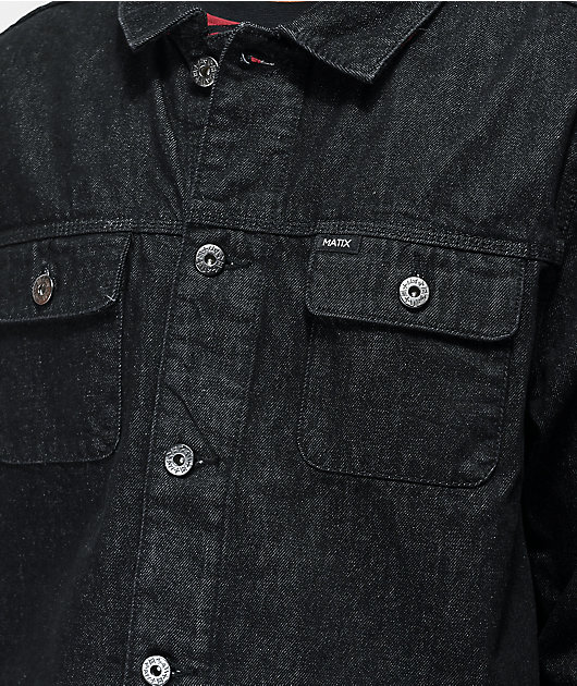 matix denim jacket