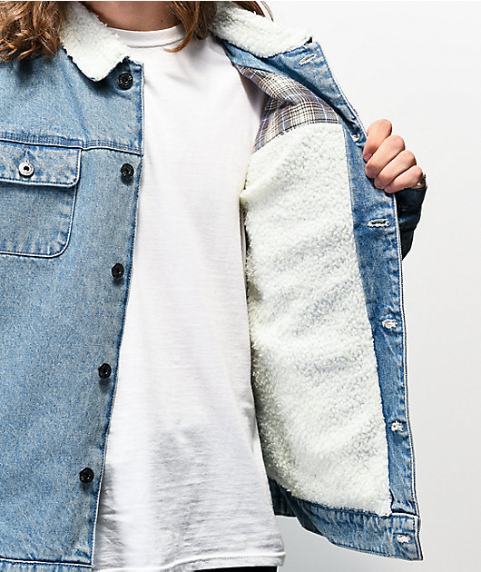matix denim jacket